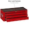 Teng Tools Middle Tool Box, 3 Drawer, Red, Steel, 26 in W x 12 in D x 10 in H TC803USV - alternate 2